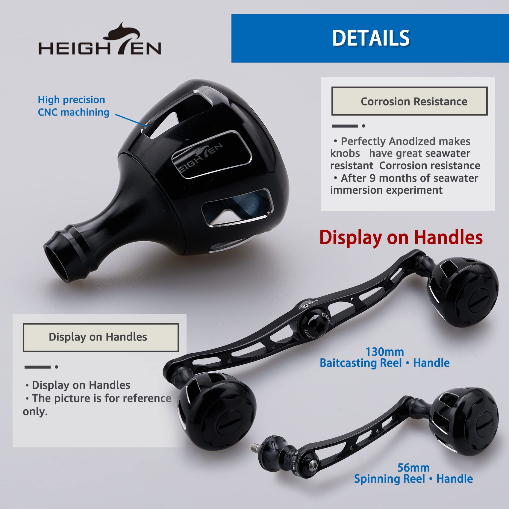 Amazon.com: HEIGHTEN 32mm Fishing Reel Handle Knob for Shimano