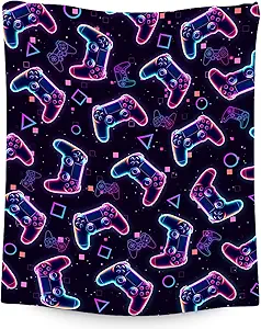 Gamer Blanket Gifts - Boys Blankets for Kids - 30x40 Inch Cozy Soft Cool Gaming Throw for Sofa