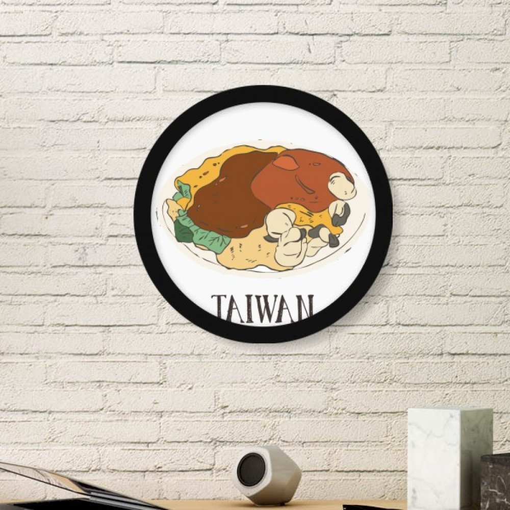 Cadre photo rond serpent alimentaire huître Taiwan stickers muraux noirs