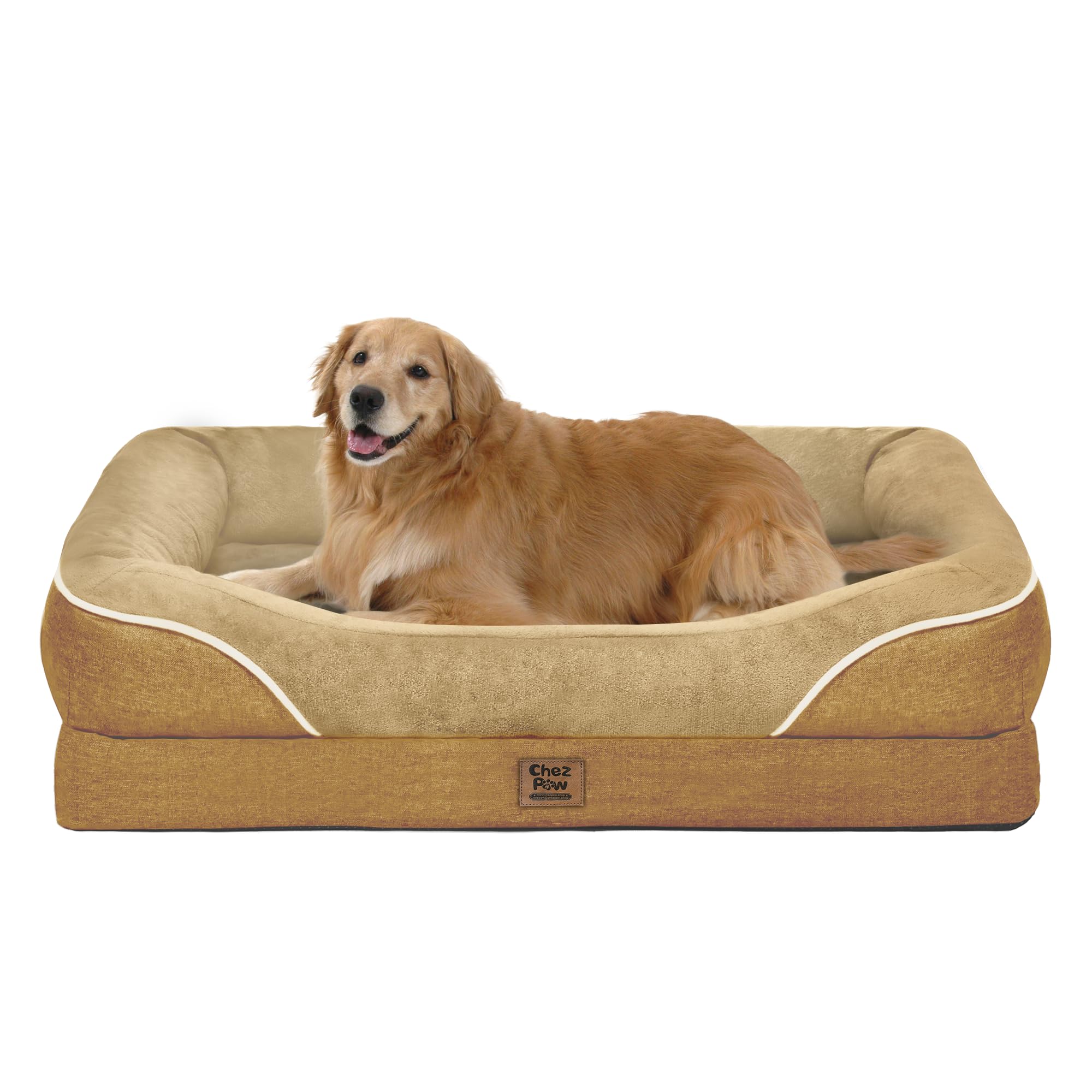 Cama ortopédica GG grande para cães – capa removível e impermeável lavável para animais