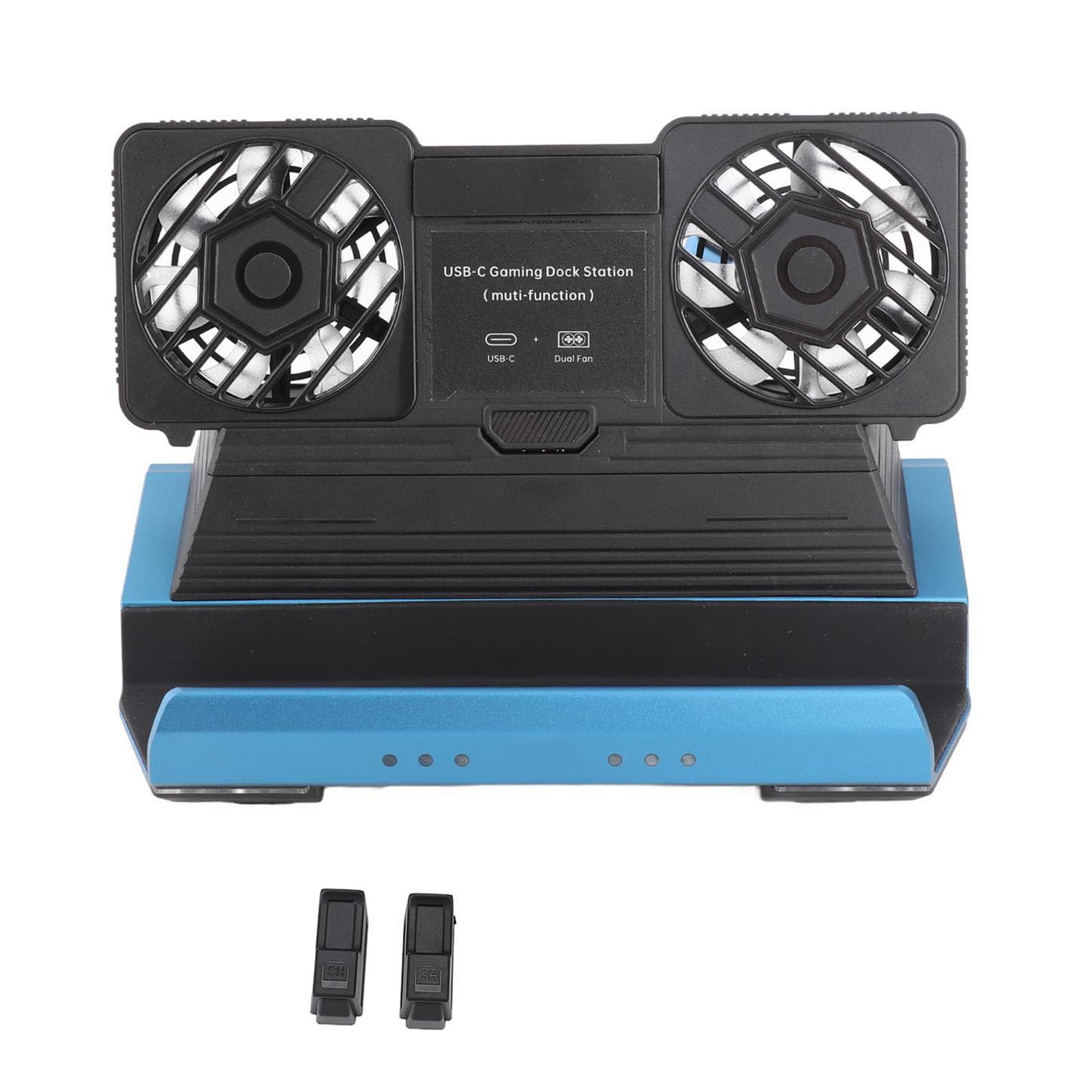 Generic Stacja Dokująca do Przenośnej Konsoli do Gier RGB z Szybkim Przesyłaniem Danych i Regulowanymi Wentylatorami Chłodzącymi Konsoli Steam OLED Legion Go ABS RGB