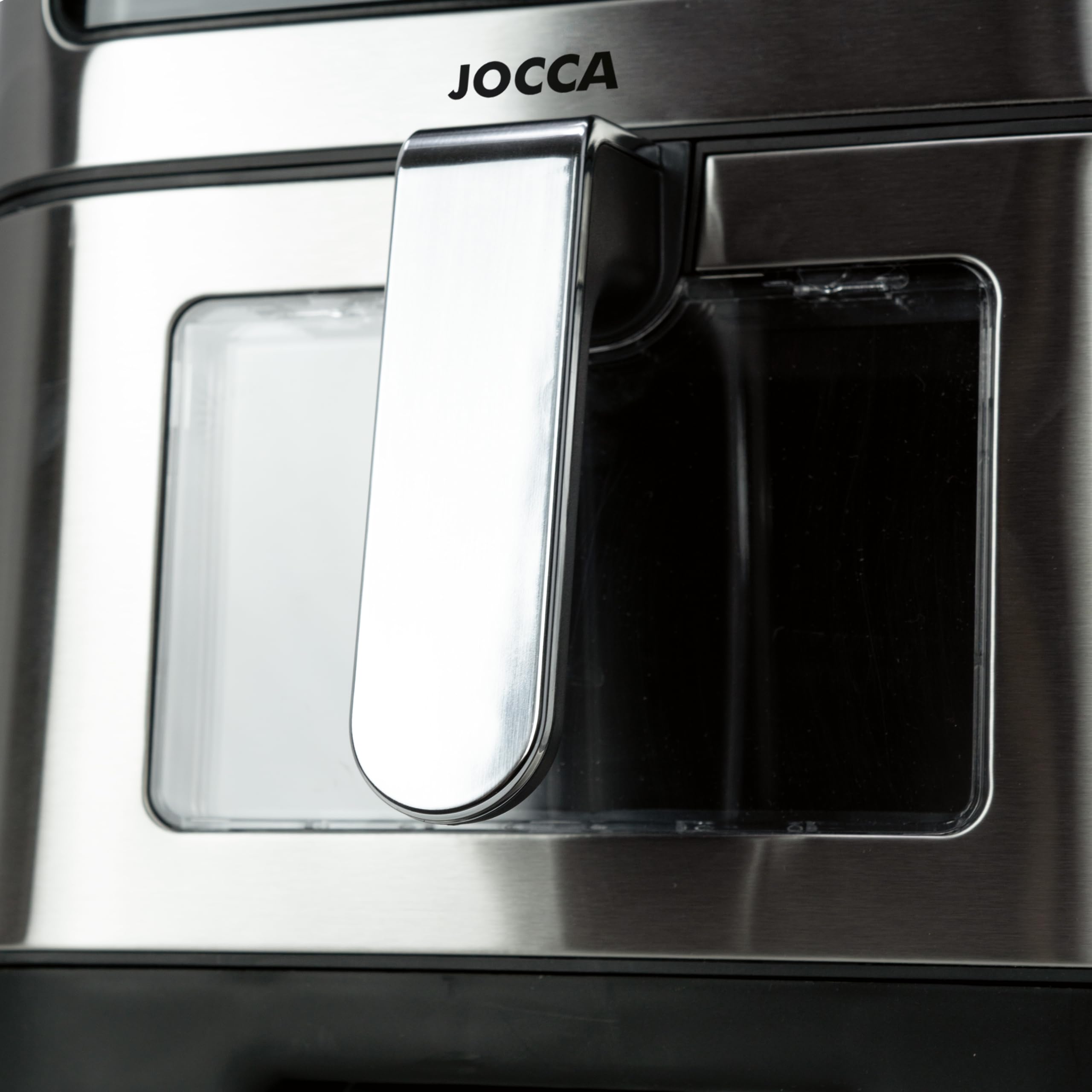 Jocca, Friggitrice ad Aria 10L, 1800W, Display LED Touch, Finestra di Controllo, 10 Programmi, Temperatura 34-200°C