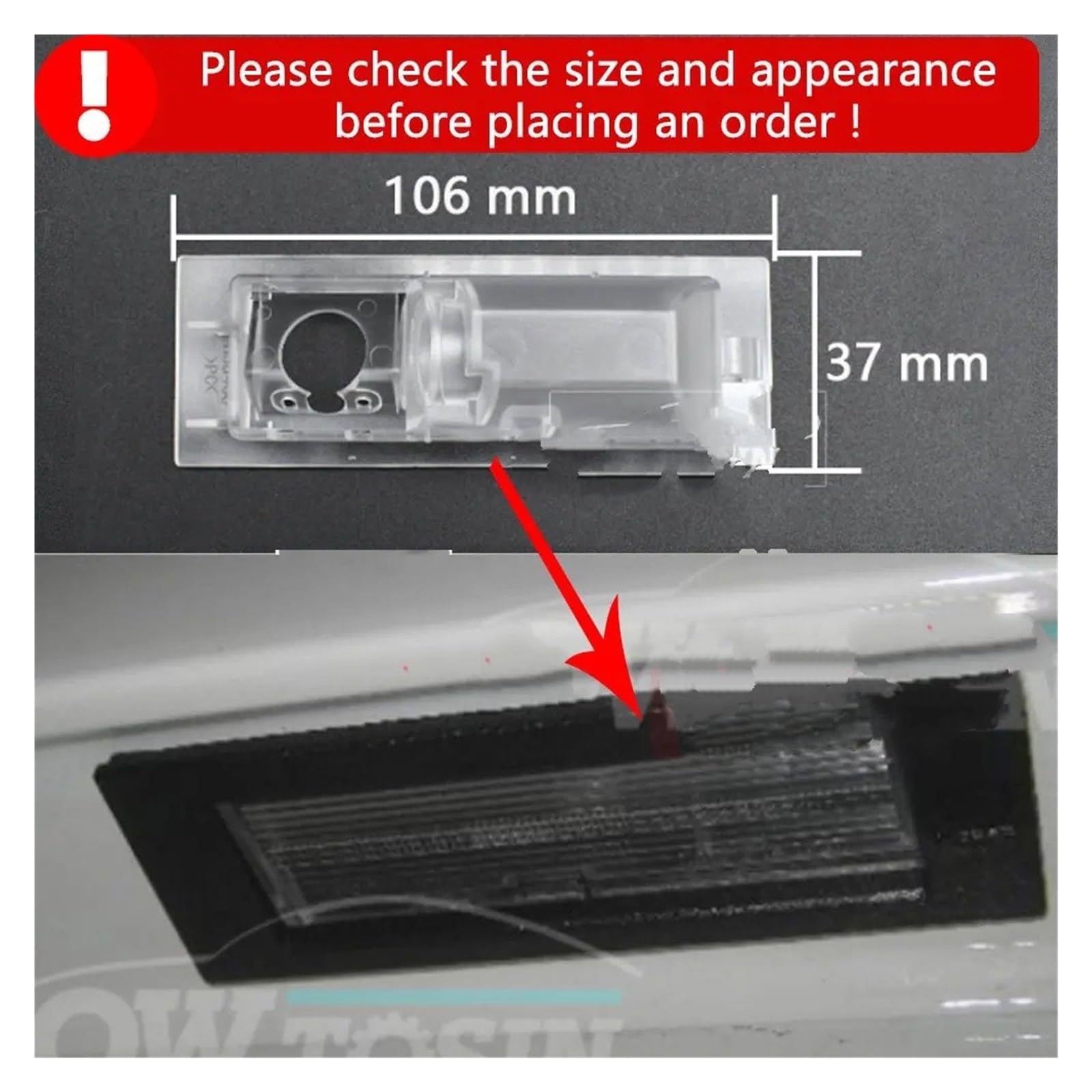 Cámara Trasera Cámara De Visión Trasera para Jeep para Renegade 2015 2016 2017 2018 2019 Visión Nocturna Marcha Atrás 170 Grados AHD 1920x1080P Reversa(AHD 720P CVBS 150)