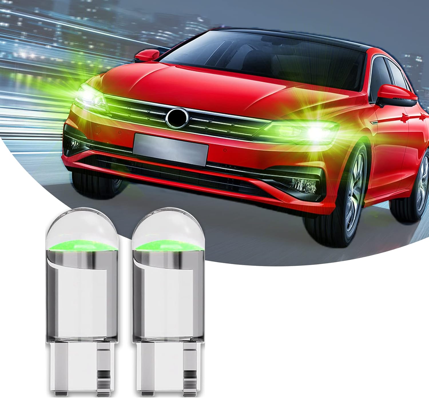 12V Car T10 LED Light Plugin Bubble, T10 Small Light Bulb