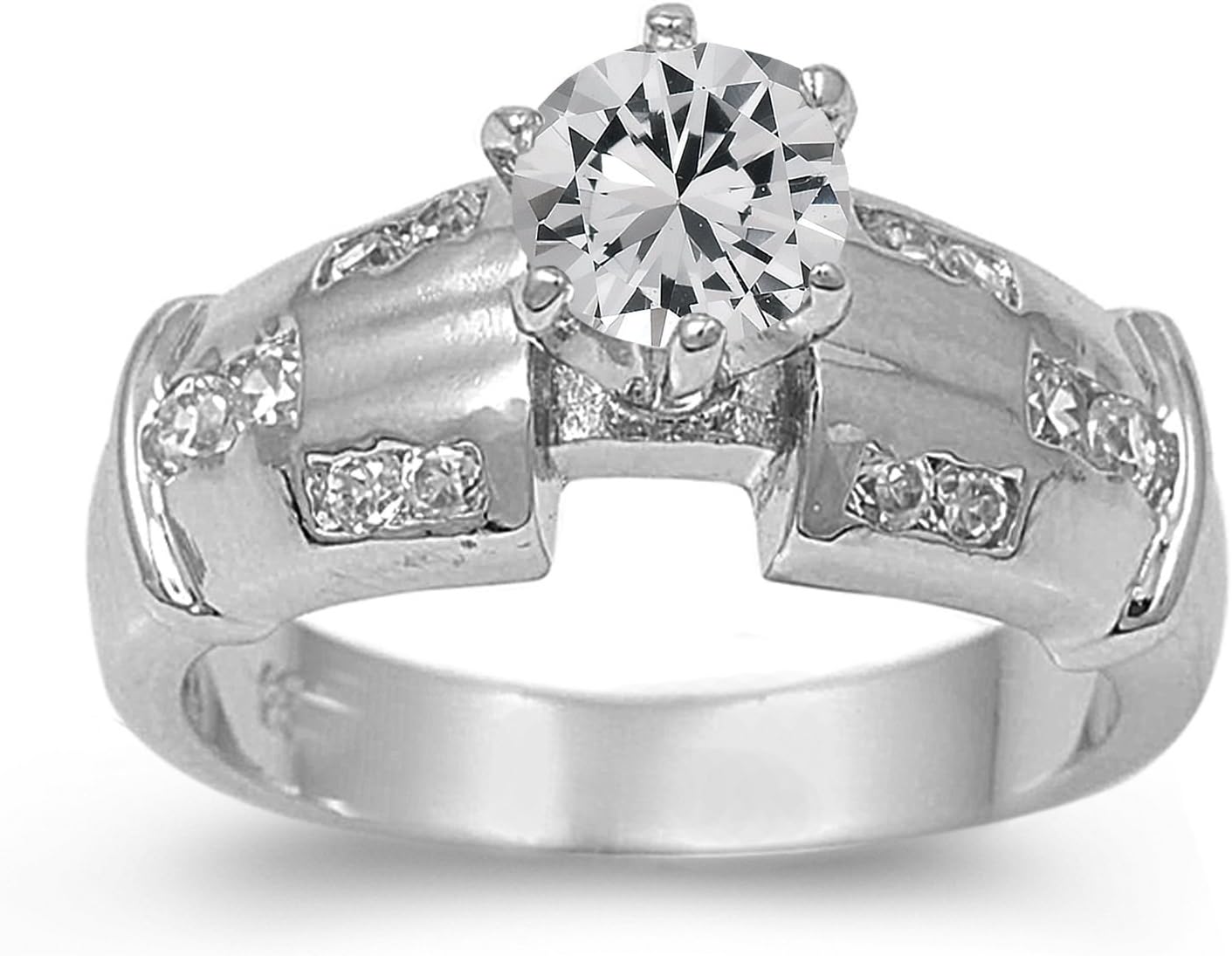 CHOOSE YOUR COLOR Sterling Silver Round Ring