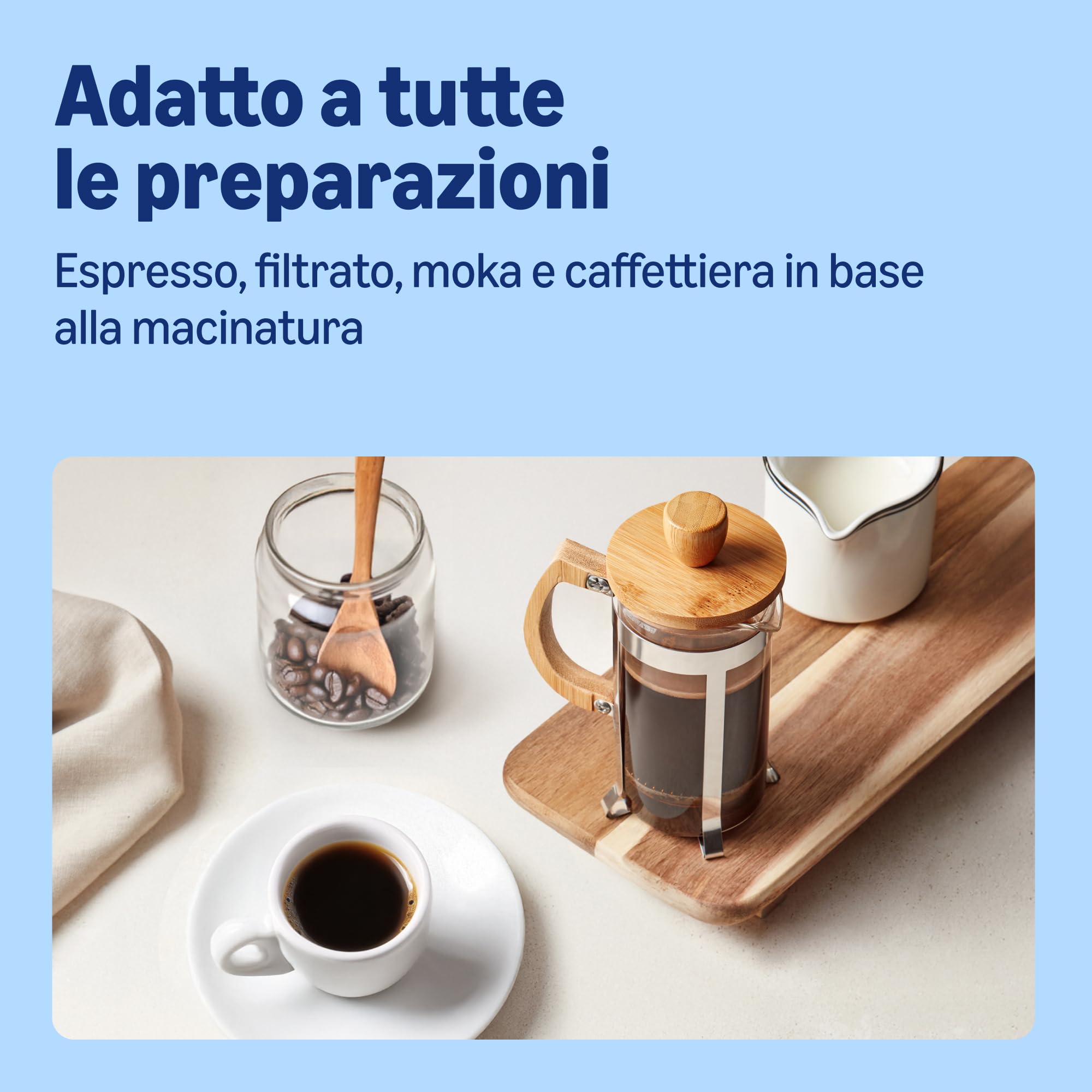 by Amazon Caffè in Grani Intenso, Tostatura Scura, 2kg (2 Confezioni da 1kg) - Certificato Rainforest Alliance