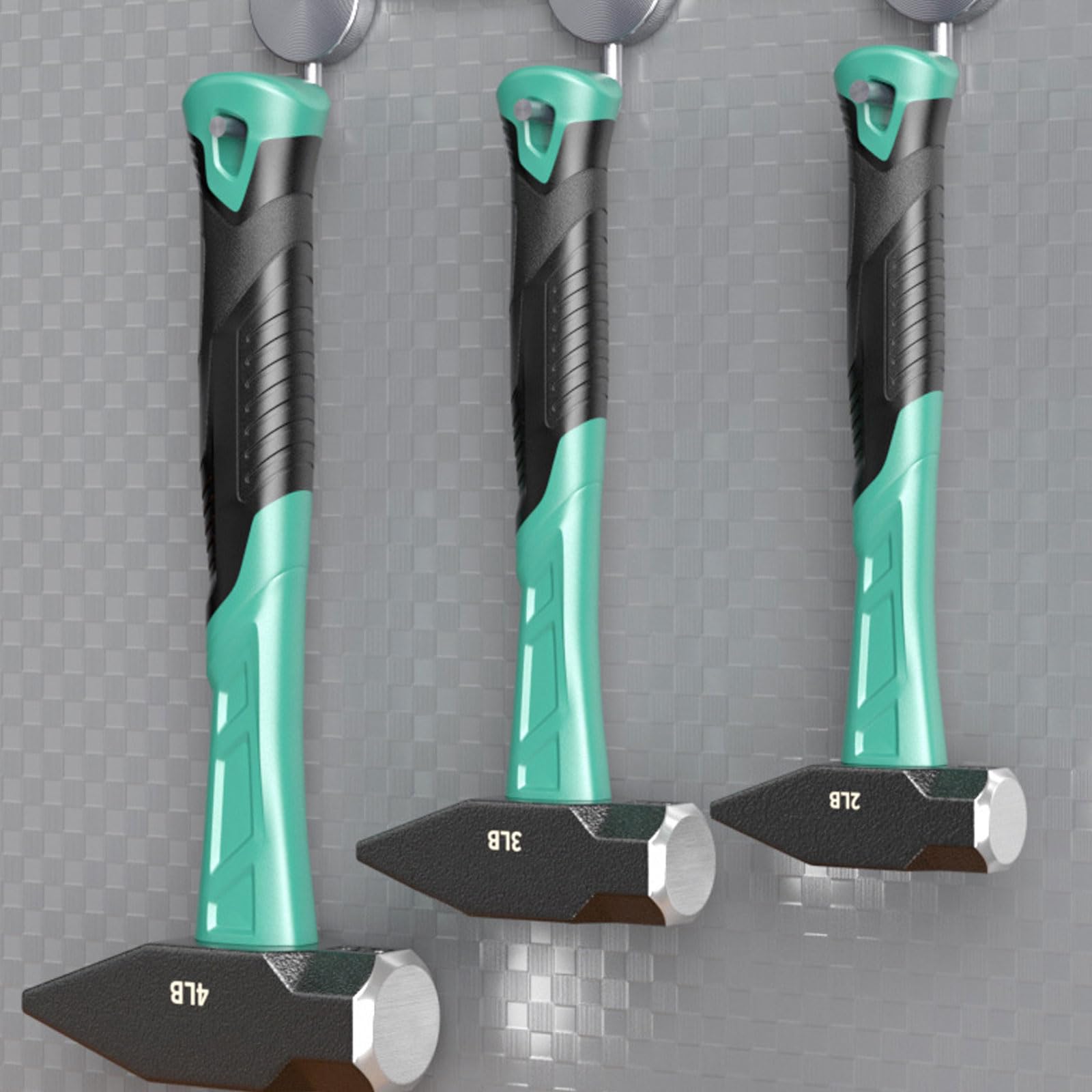 Martillo octogonal resistente con cabeza de acero de alta dureza y agarre ergonómico adecuado para trabajos de demolición y construcción