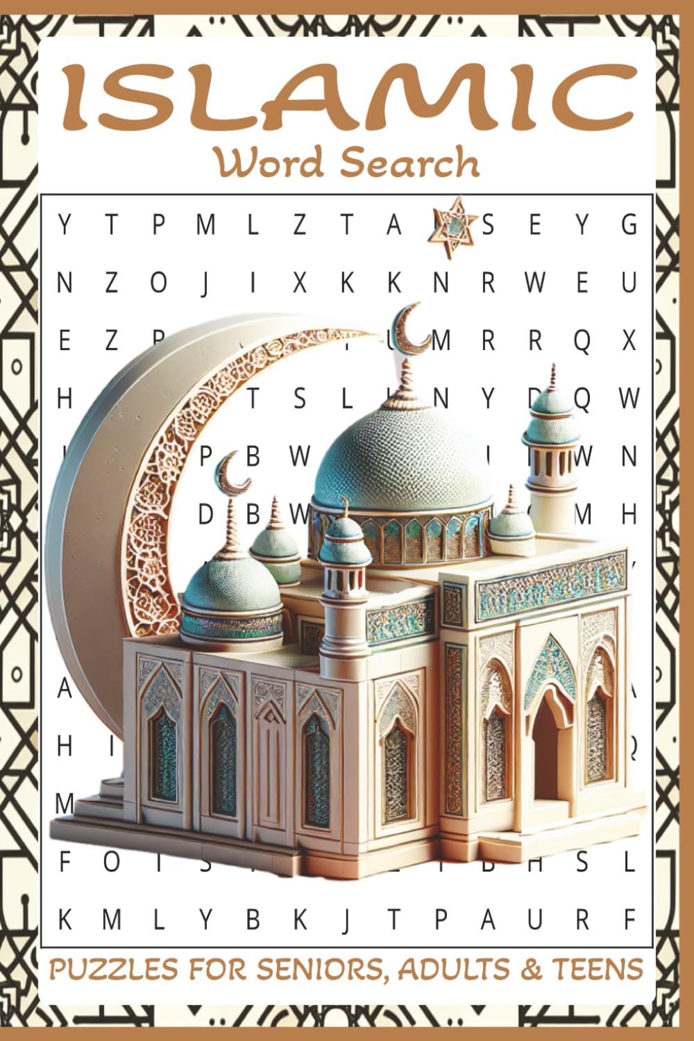 Islamic Word Search: 55 Word search Puzzles about Islam, Religion | 6X9 inches, 110 pages, 495 words |The Perfect, Entertaining & Educational Gift for muslims and non muslims