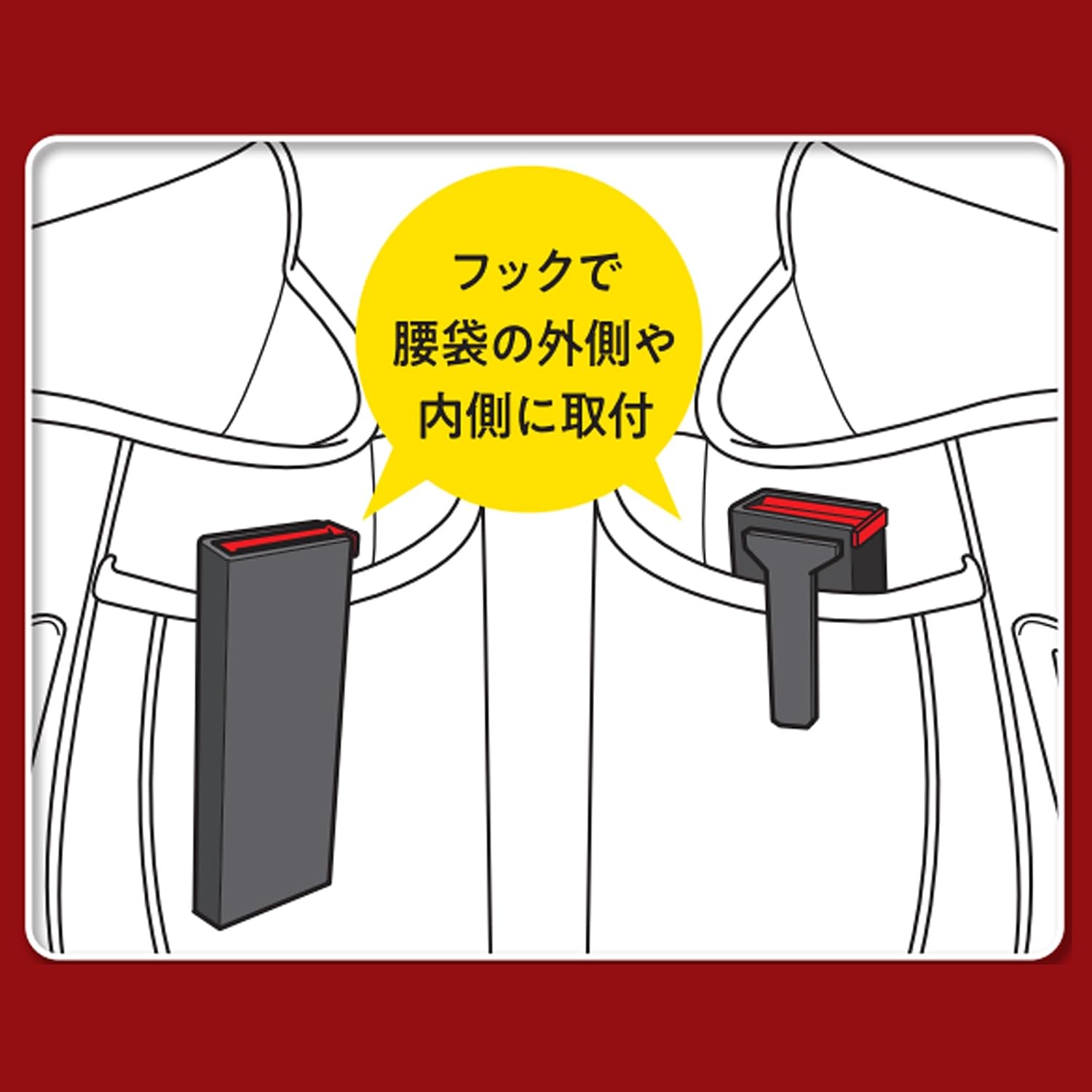 Inoue Tools Cutter Po Kit Compact 13060 Cutter Blade Folding Device, Can Be Installed Inside Your Waist Bag image 4