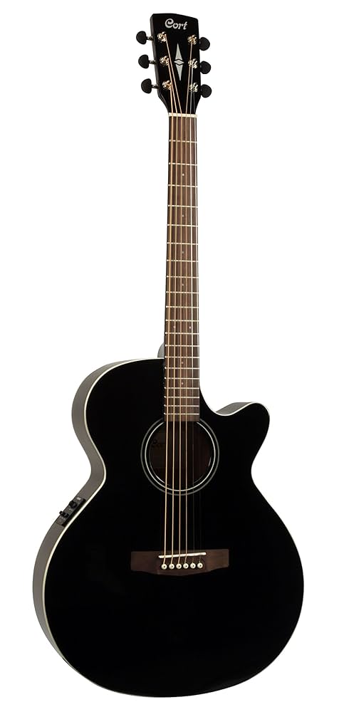 CORT SFX1F Sfx-Bk Electro Acoustic Cutaway Guitar : Amazon