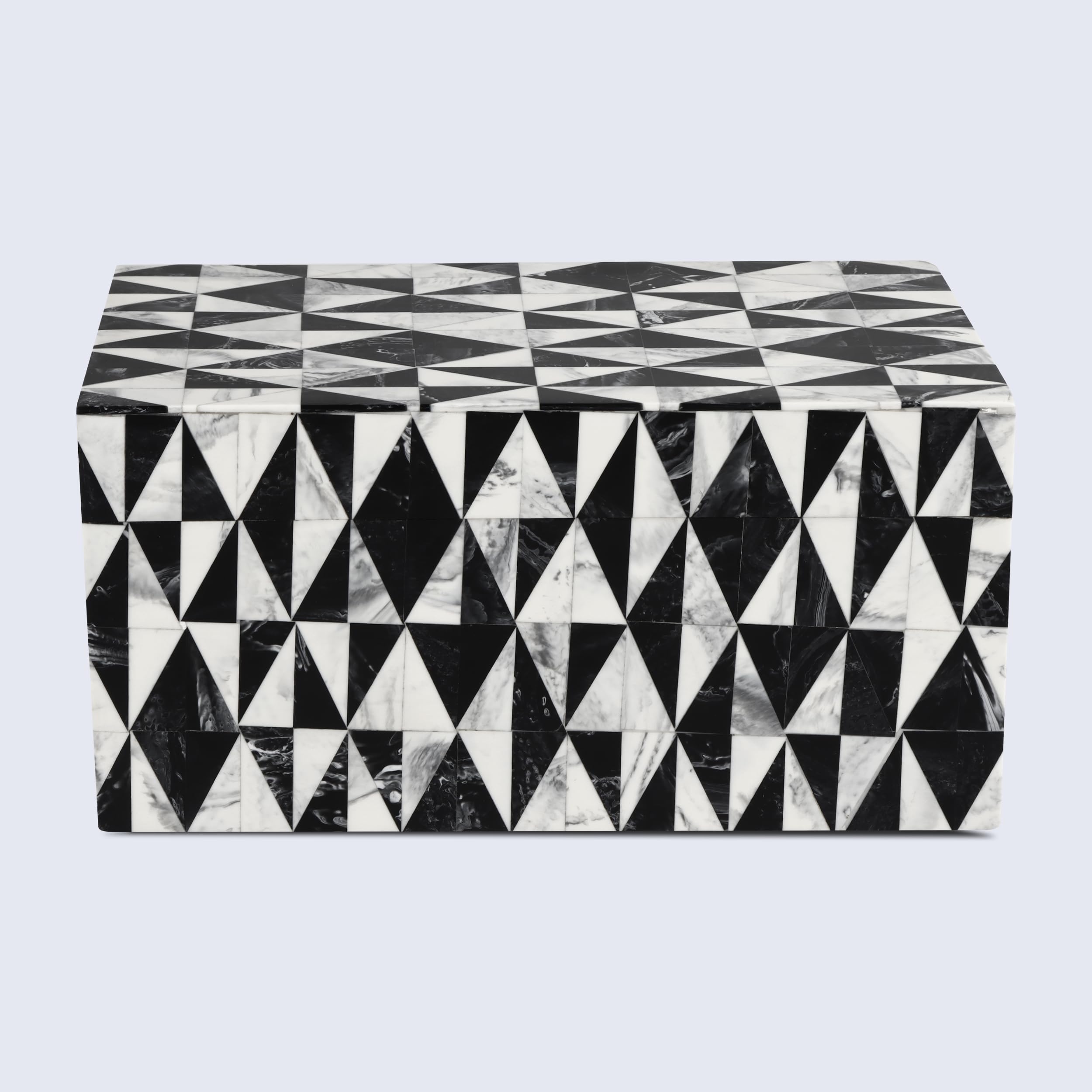 Handicrafts Home Decorative Organizer Box 10x5, Large Keepsake with Lid, Modern Storage Box, Bohemian Coffee Table Décor - Image 4