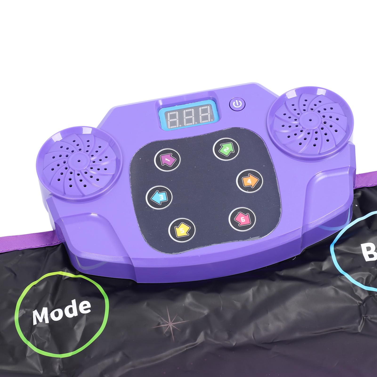 Alfombra de baile iluminada, juguete inalámbrico con Bluetooth, almohadilla de juego portátil para bailar, antideslizante, 6 botones para casa, fiesta