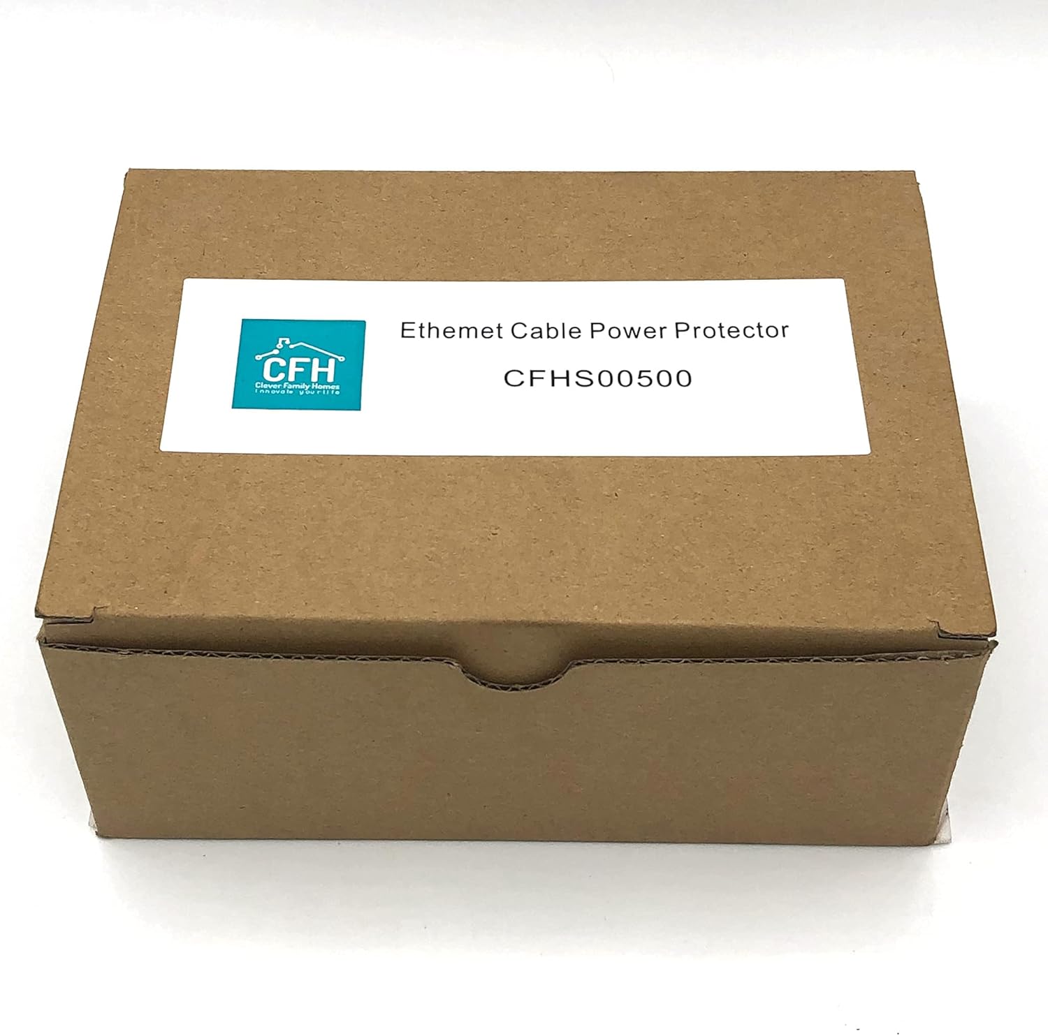 Ethernet 4-Port Gigabit (Non-POE) Surge Protector Kit with 4 CAT 6a Jumper Cables and Ground Wire