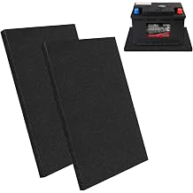 2PCS 128 Inch Battery Mat,Shock & Vibration Absorption Battery Protector Mat for Impact Dispersion,Foldable Batteries Box Pad Car Accessories for Most Cars Trucks SUVs
