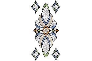 InHome NH2424: Blue Meridan Glass Decal