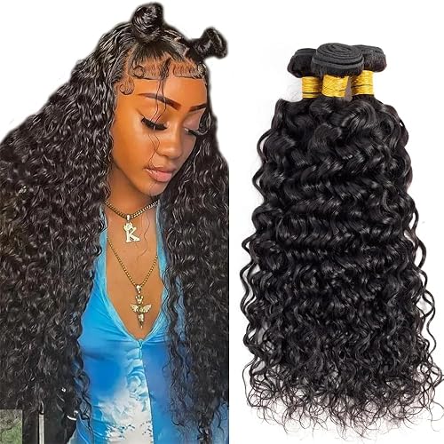Wet And Wavy Bundles Water Wave Human Hair Bundles 24
