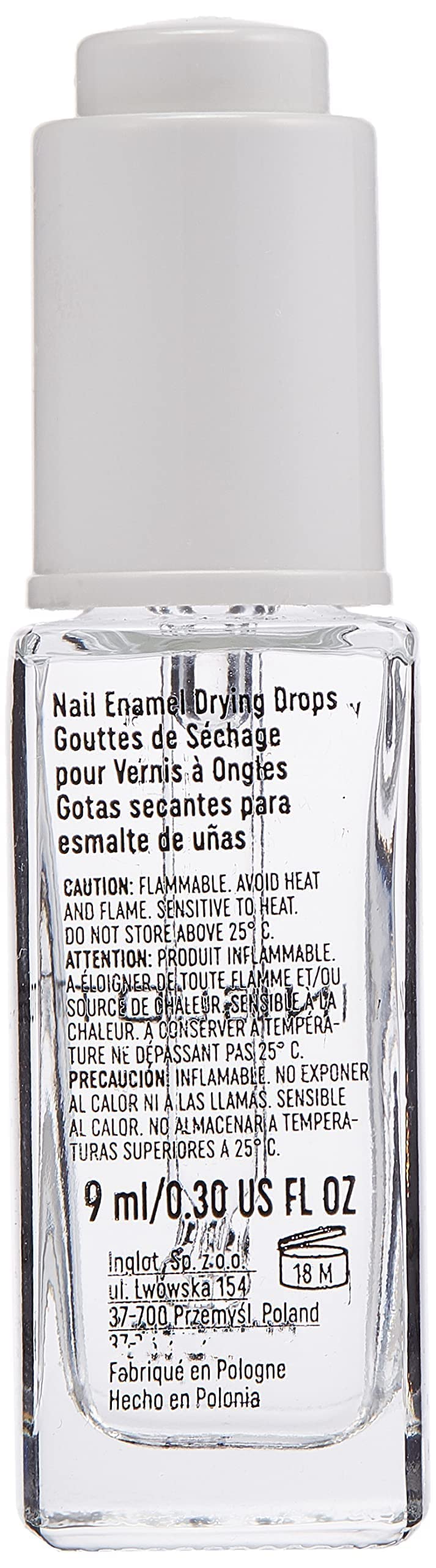Inglot Dry & Shine Drops Nail Polish Short Drying Time Long Lasting Shiny Finish Shiny Nails Beautiful Manicure Not Tested on Animals 9 ml - Image 2