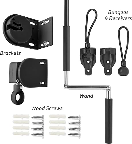 Miniatura 7 de Coolaroo - Persiana enrollable sin cordón para exteriores 90  de protección contra rayos ultravioleta sin cenefa 6 pies de ancho x 6 pies de largo