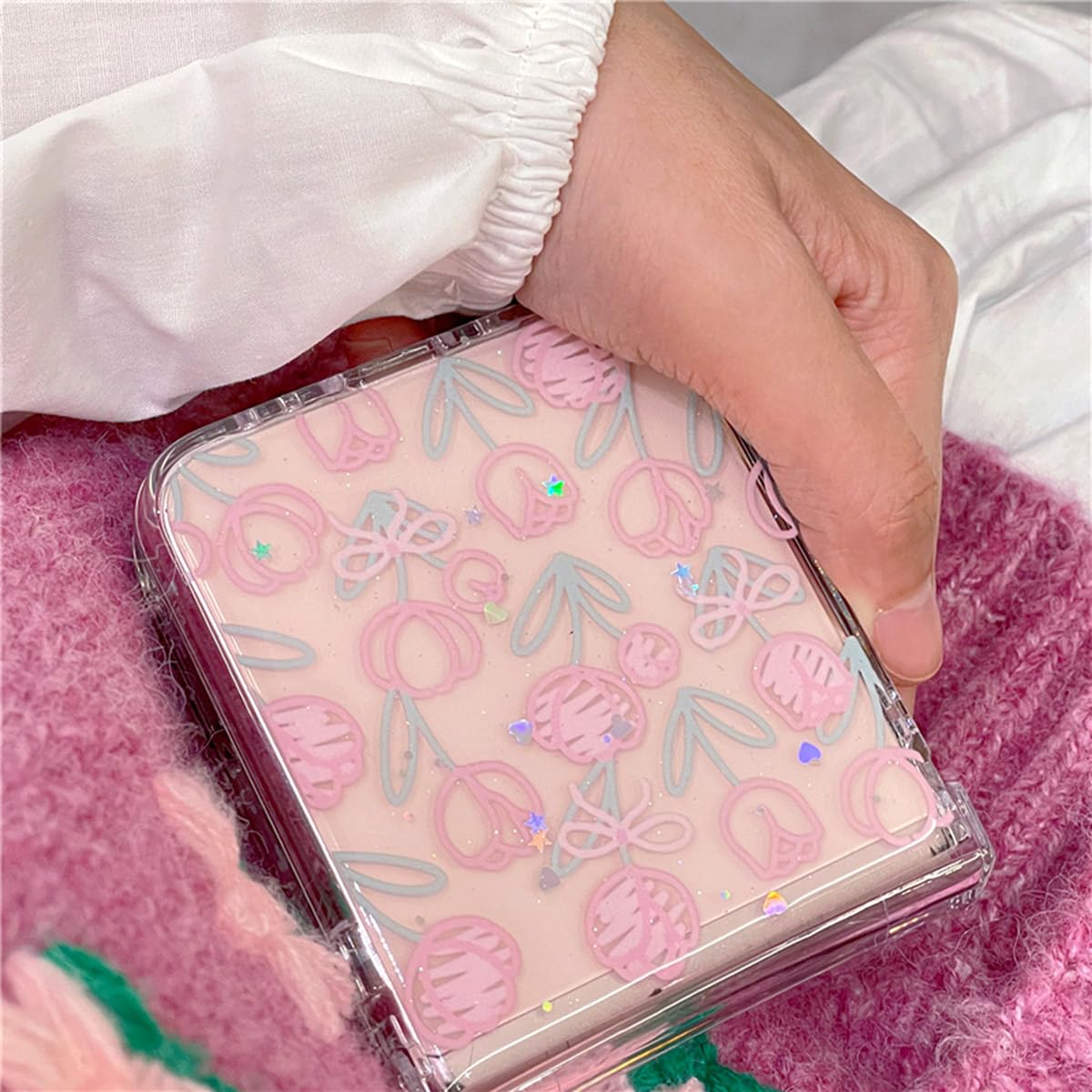Amazon.com: GO-VOLMON Cute Woman Case for Samsung Galaxy Z Flip 4