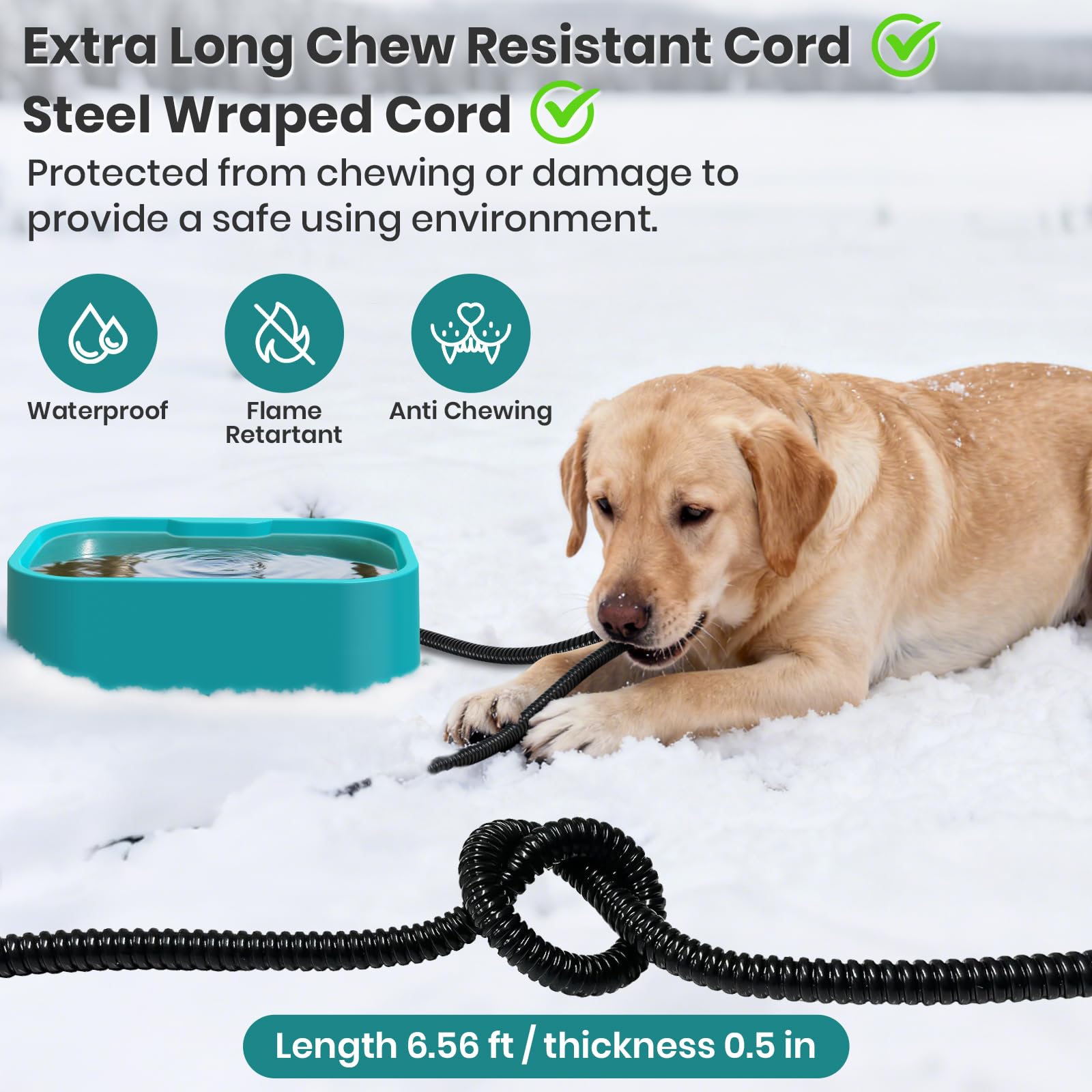 IPOW Gamelles de voyage pour chien Bleu