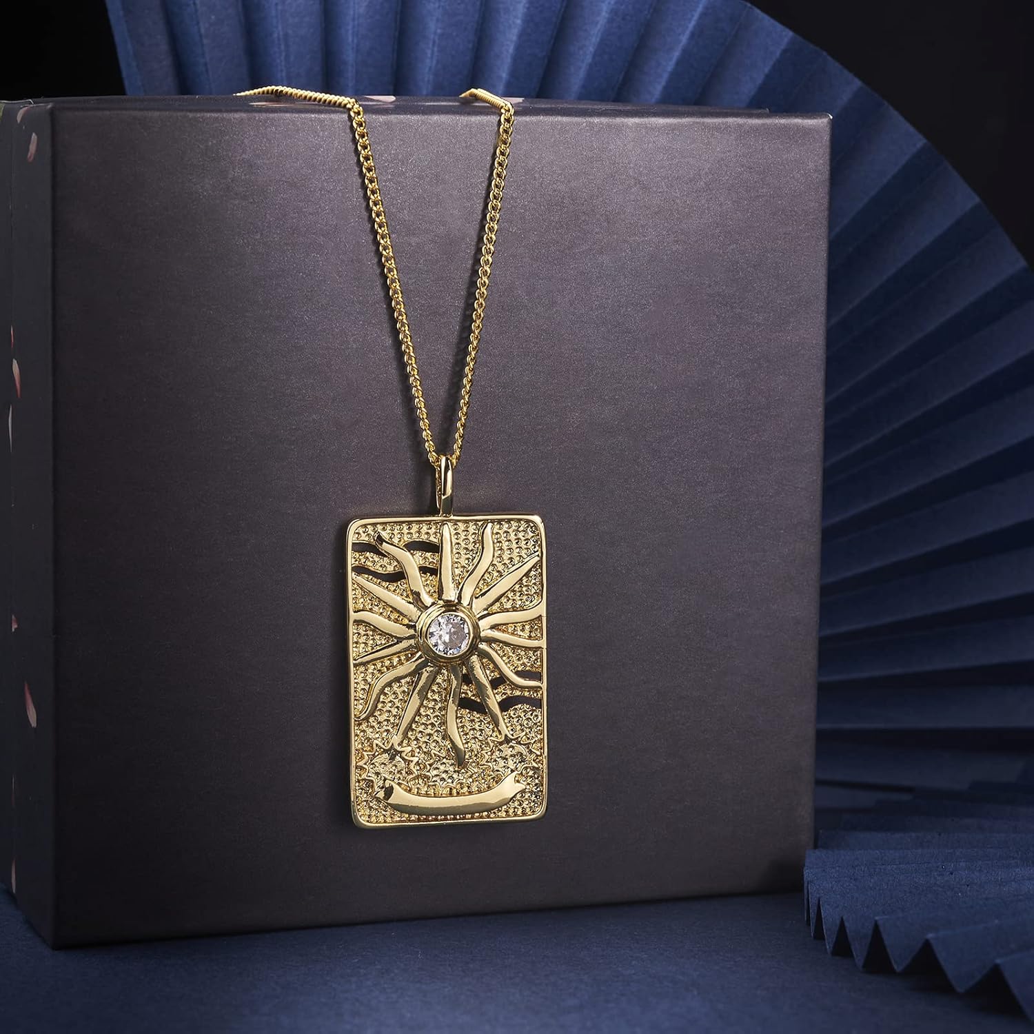 6 Pcs Brass Cubic Zirconia Pendants Rectangle Brass Star Charm Pendant Golden for Jewelry Necklace Bracelet Earring Making Crafts - Image 7