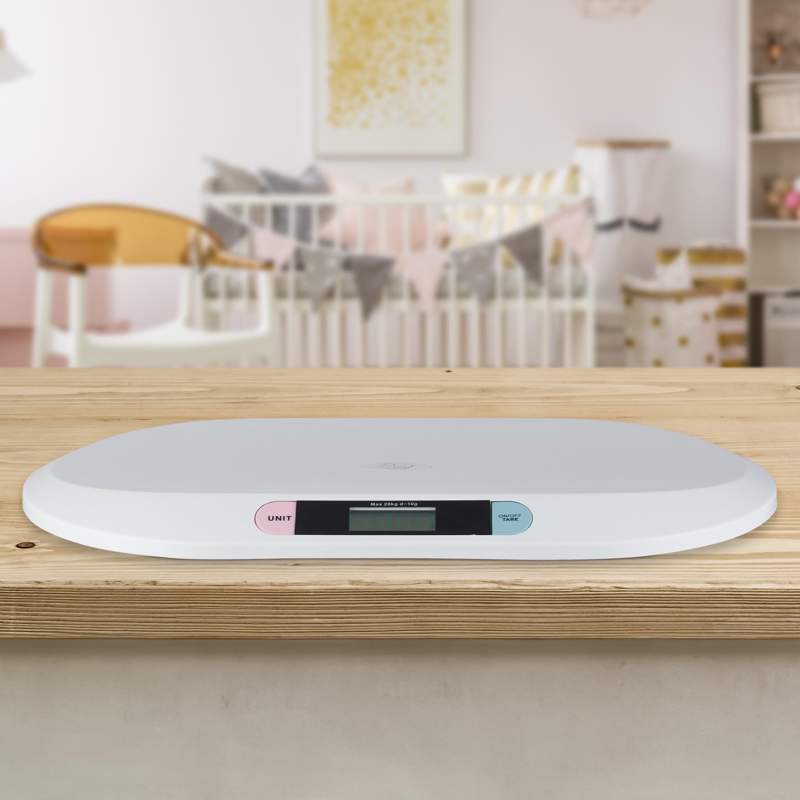 Little choice Pèse bébé, Digital, Balance électronique, nourrissons, petits animaux domestiques, max. 20 kg, blanc