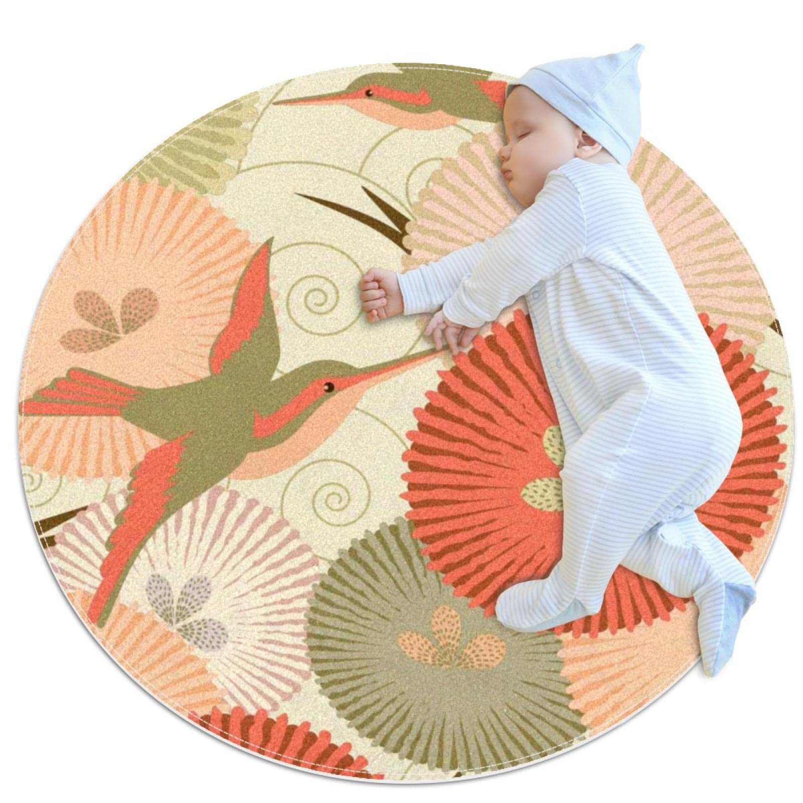 Tapis de jeu pour enfants JDEZ isolant et doux pour protéger les petits au sol