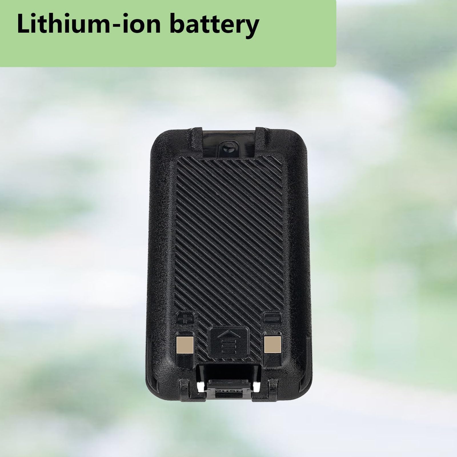 Retevis RT668 Walkie Talkie Baterías, Baterías Recargables de Iones de Litio, 3.7V 1200mAh, Compatible con Walkie Talkie RT668, Radio Bidireccional (Negro, 2 Piezas)
