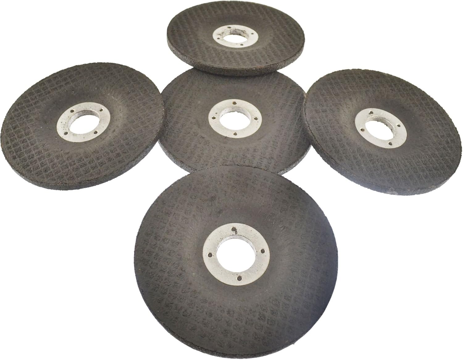 4 1/2" Depressed/Dished Centre Metal Grinding Disc Stainless Steel AT850_5Pk