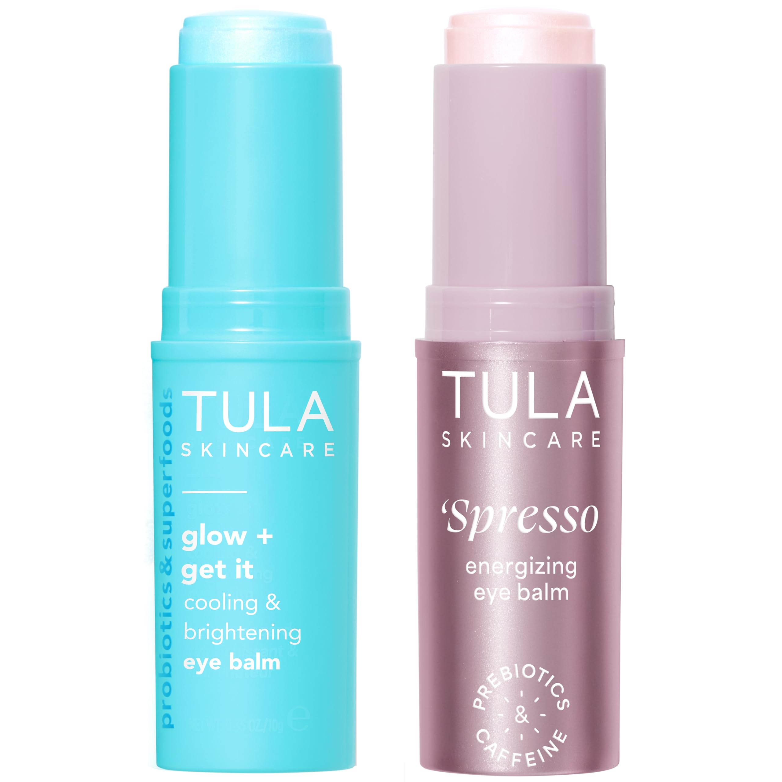 Skin Care Glow & Get It Cooling & Brightening Eye Balm 0.35 oz + Pink 'Spresso Energizing Eye Balm 0.35 oz, 2 Piece Set