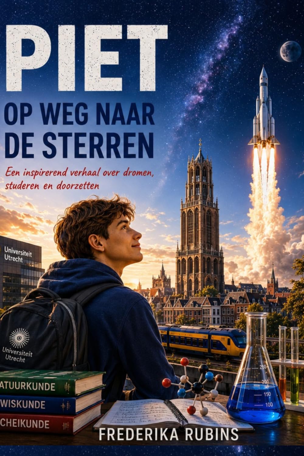 Piet op weg naar de sterren: Dutch Graded Reader: NT2 Learn Dutch | Kennis van de Nederlandse Maatschappij | Inburgering | Staatsexamen | ... Staatsexamen Leesvaardigheid Nederlands)