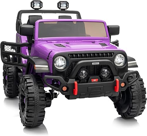 Miniatura 14 de Coche eléctrico de 2 plazas para niños, juguete eléctrico de 12 V para niños de 4 a 8 años con control remoto, capacidad de 150 libras, color negro