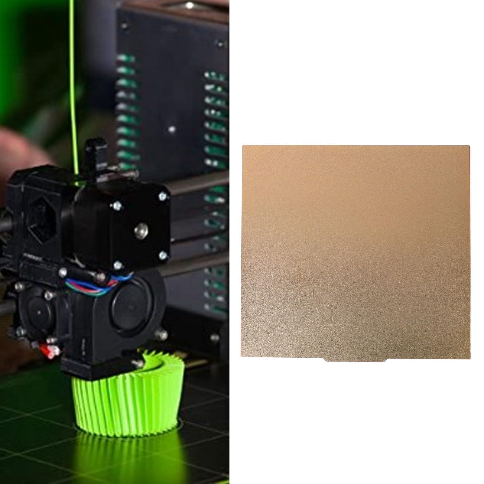 Arkusz PEI 3D Drukarka Drukarka Płyta 500 X 500 Mm Podwójne PEI Teksturowana Drukarka 3D Ogrzewana Platformy łóżka 3D Akcesoria do Drukarki z podstawą magnetyczną