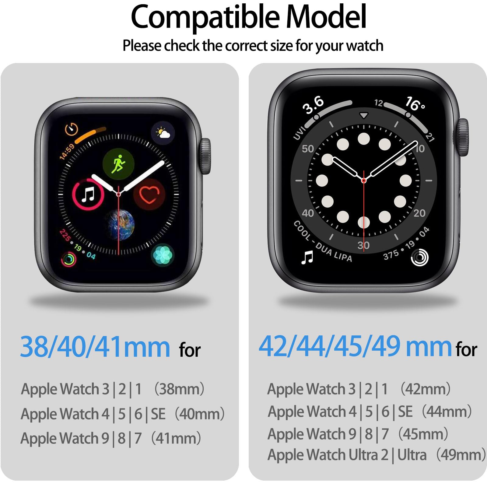 [2 Pack] Sport Band for Kids Apple Watch Band 38mm 40mm 41mm & 42mm 44mm 45mm 49mm,Soft Breathable Silicone Smartwatch Band for iWatch Series 9/8/7/6/5/4/3/2/1/SE/SE2/Ultra 2/Ultra,Kids Size for Small