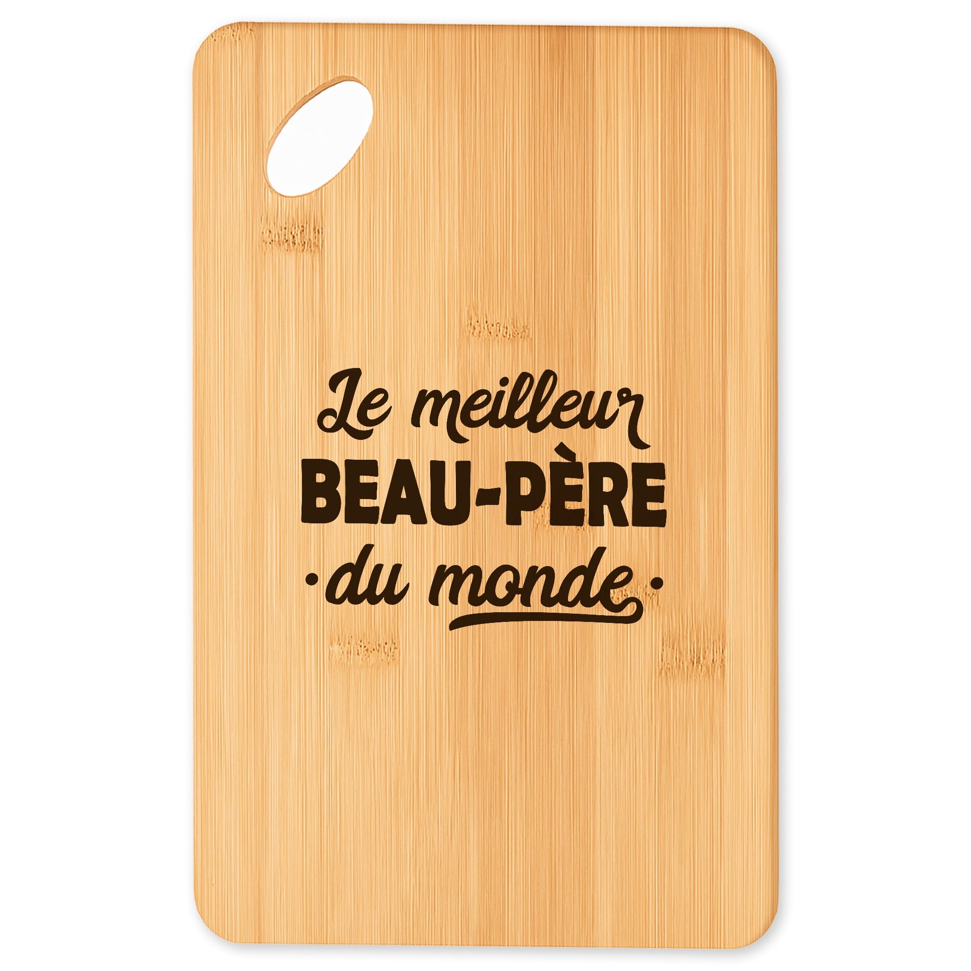 Planche à découper en bambou super beau-père barbecue plateau apéro