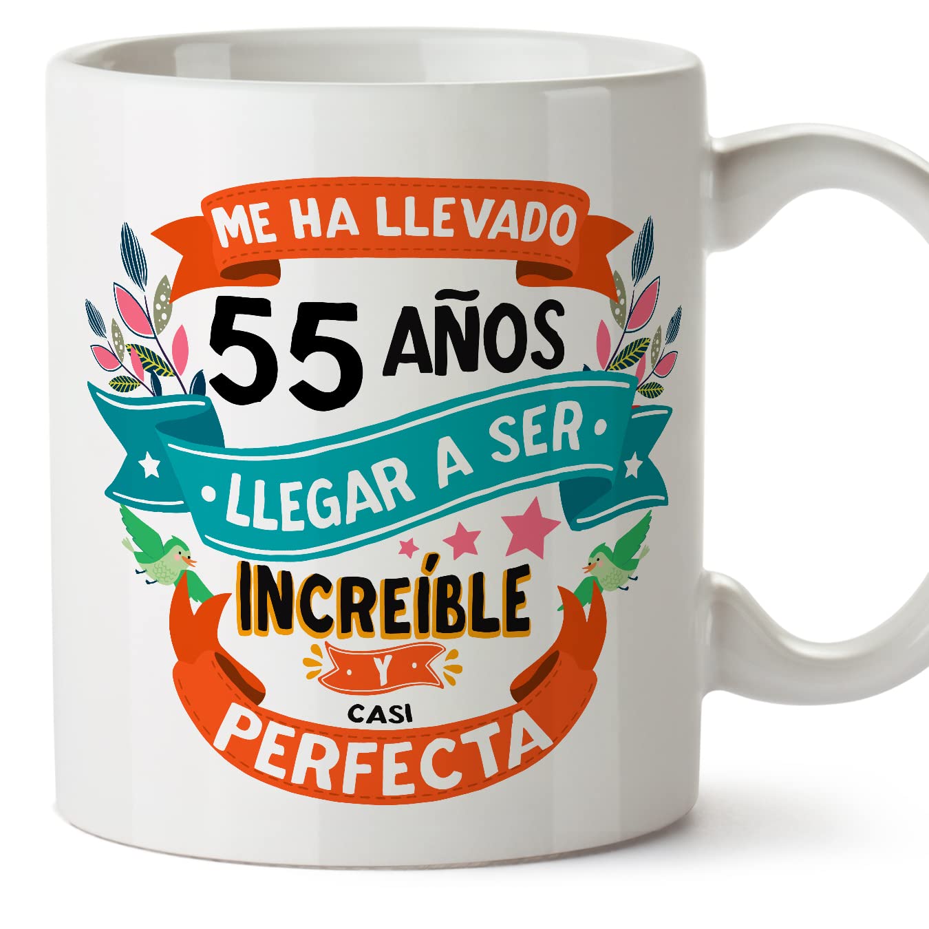 MUGFFINS Taza 80 Cumpleaños - "Me ha llevado 80 años llegar a ser increíble y casi perfecto - Regalos Desayuno Feliz Cumpleaños — view 22