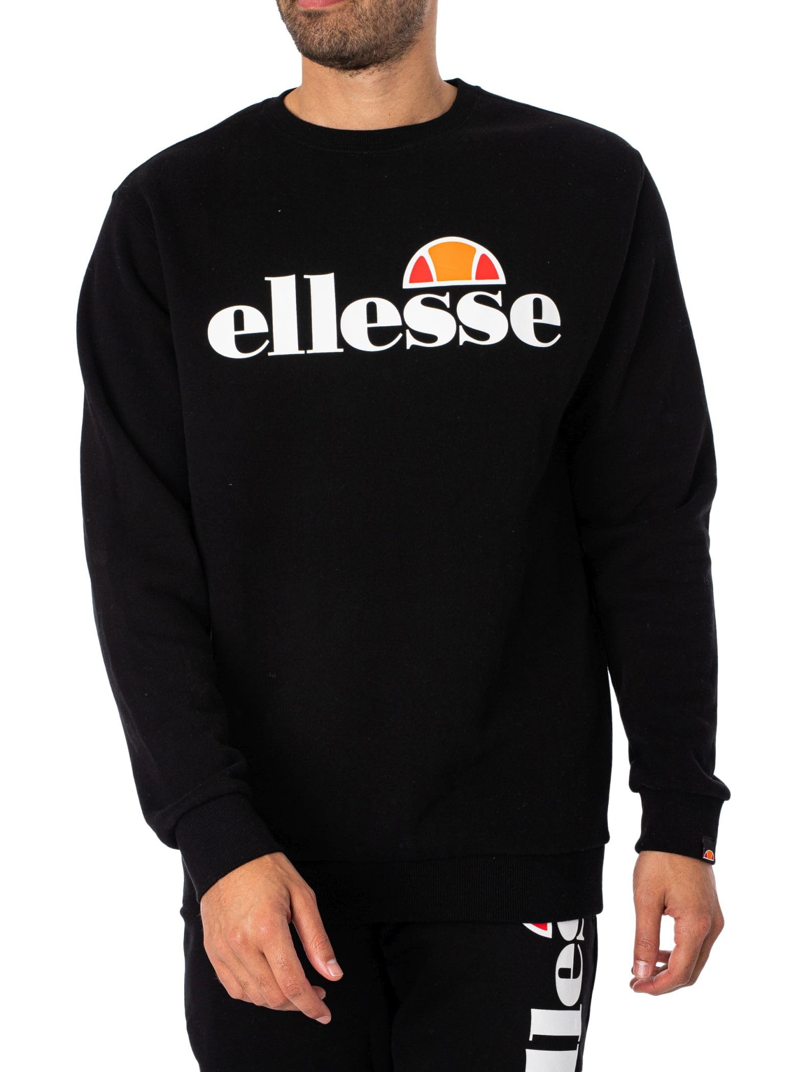 Ellesse Men's Black Sl Succiso Sweatshirt - Size: 36