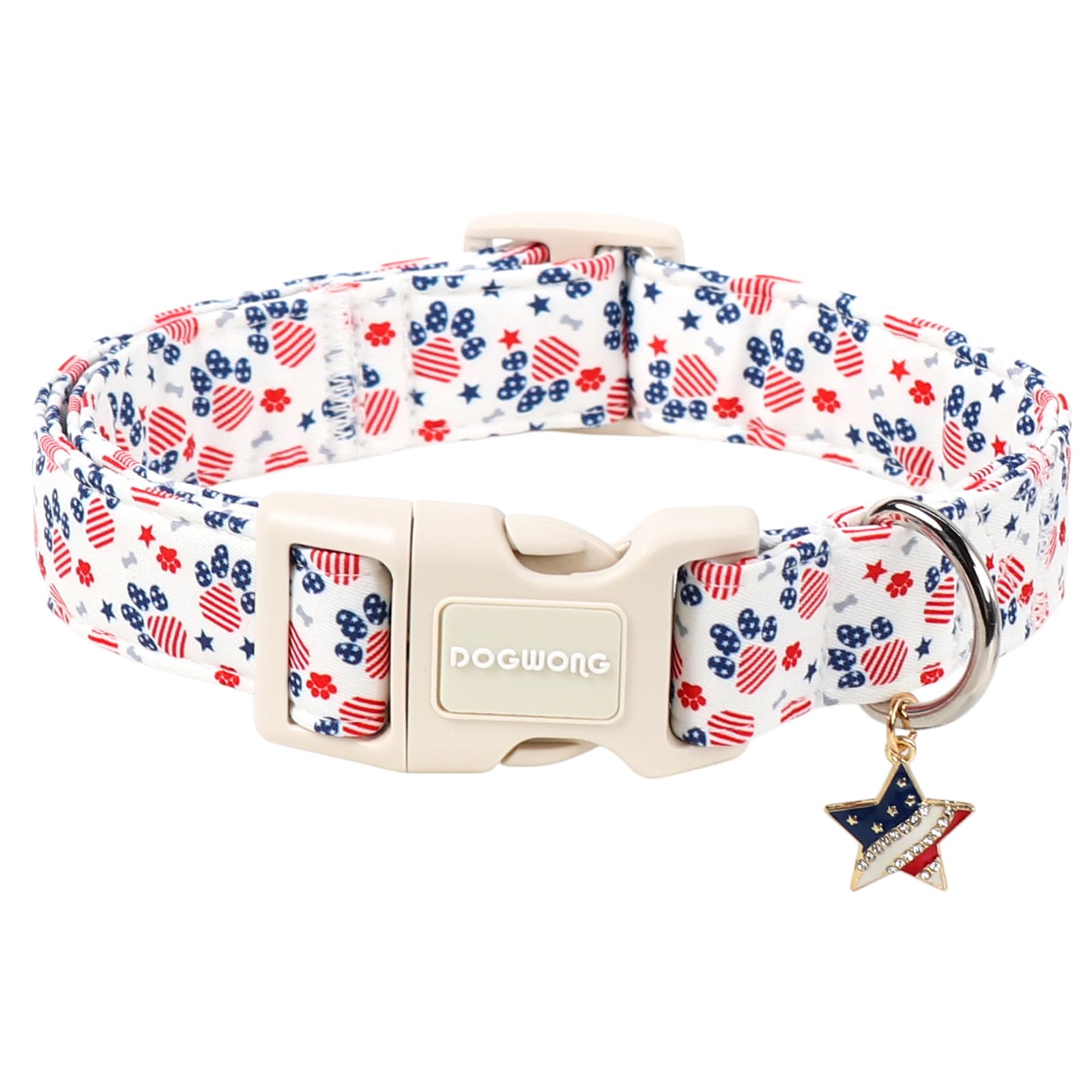 DOGWONG Ducky Pattern Cute Collar, Spring Summer Female Male Collars Pets Gift Adjustable Heavy-Duty Duck Pet Collars for Small Dogs, Neck 11-16 inches — view 25