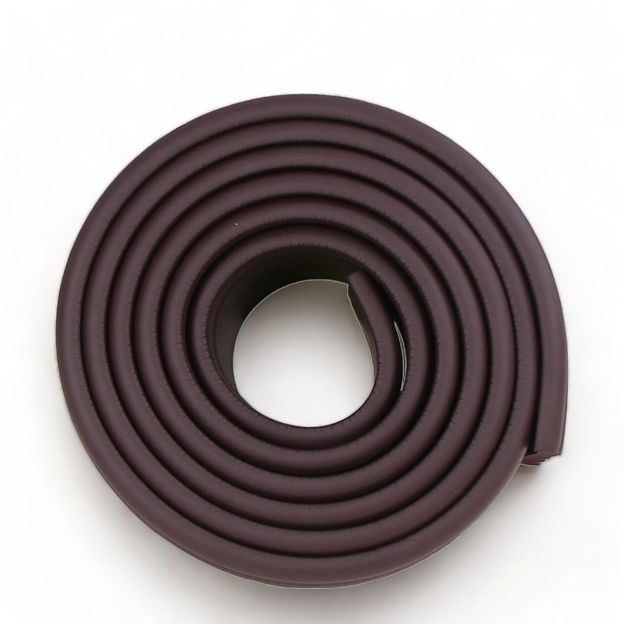 Extremegrippro Multicolor (W-Shaped) 2M Kids Safety Foam Rubber Bumper Strip Table Edge Corner Protector (Brown)