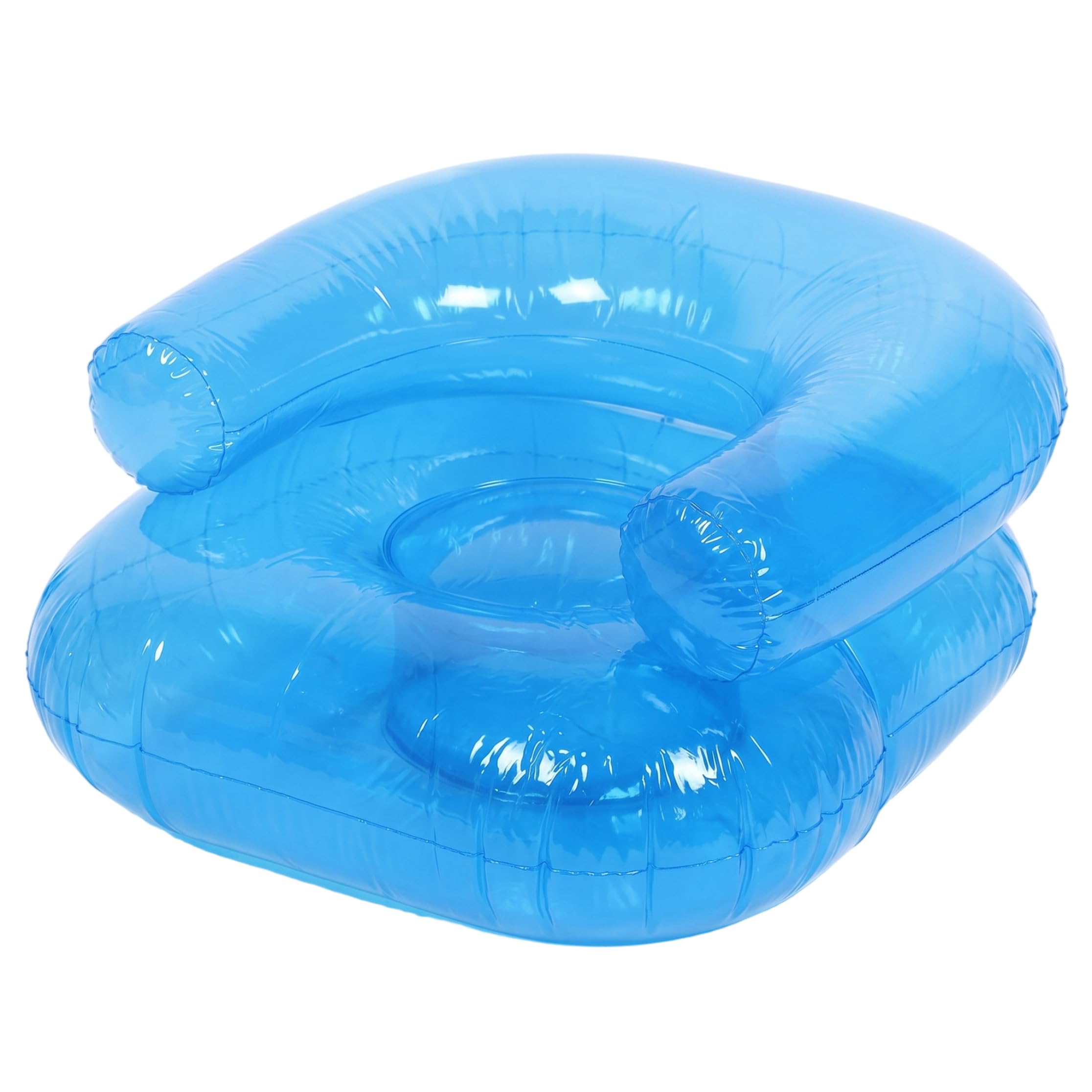 Bemonew Inflatable Chair, Air-tight Fast Inflation Blow Up Couch For Kids & Adults - Thick Pvc Blow up Couch for Camping Beach | Blue