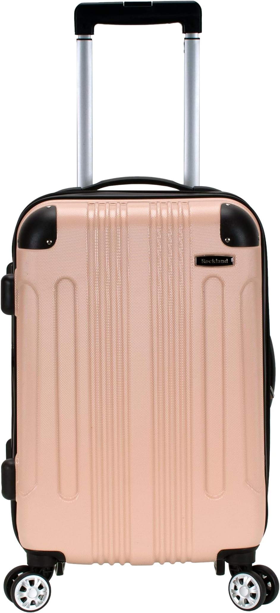London Hardside Spinner Wheel Luggage, Champagne, Carry-On 20-Inch, 22"X13. 5"x10" (with wheels)