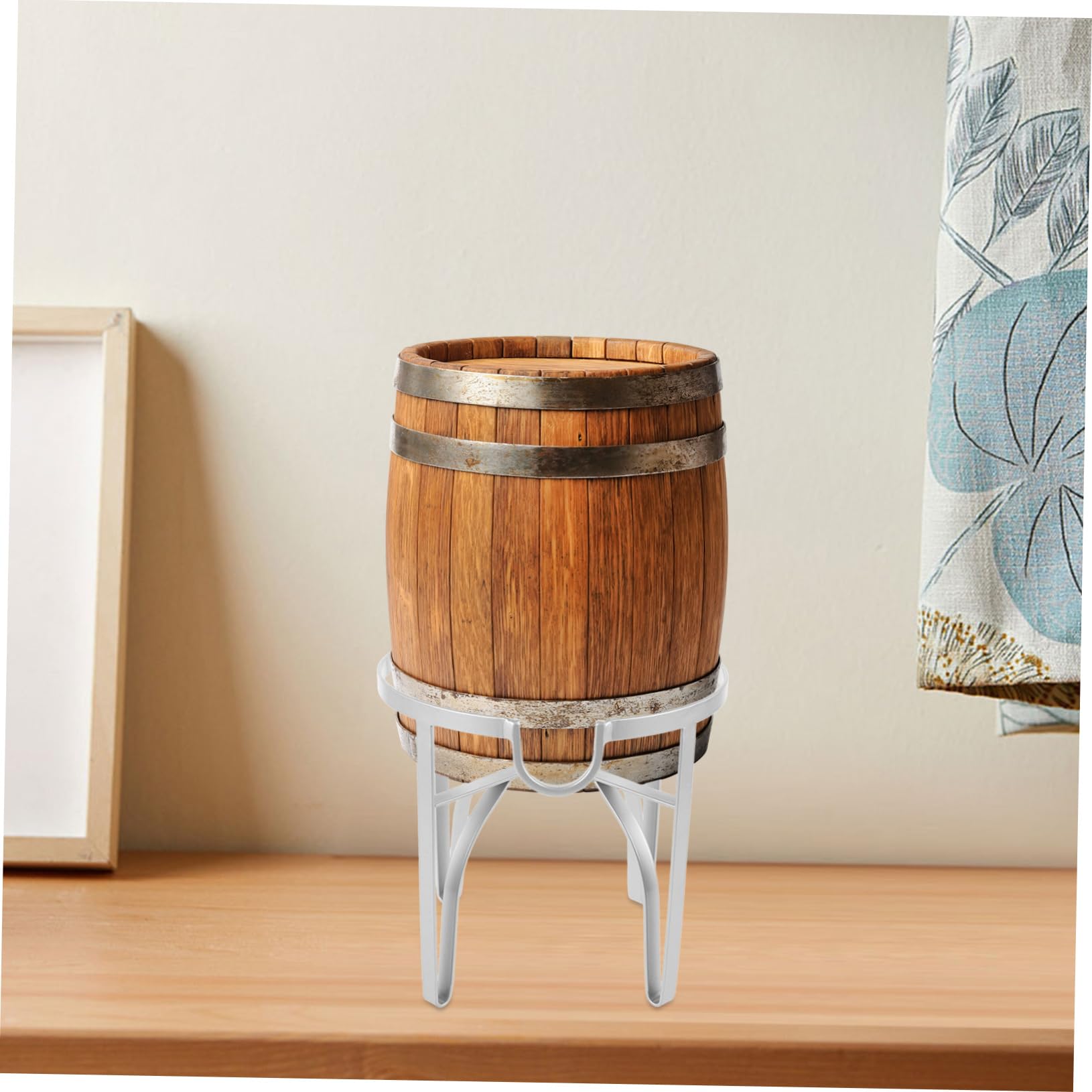 Soporte De Bebidas para Dispensador De Cerveza Soporte Portátil Base para Barril De Estante y para Almacenamiento De Bebidas