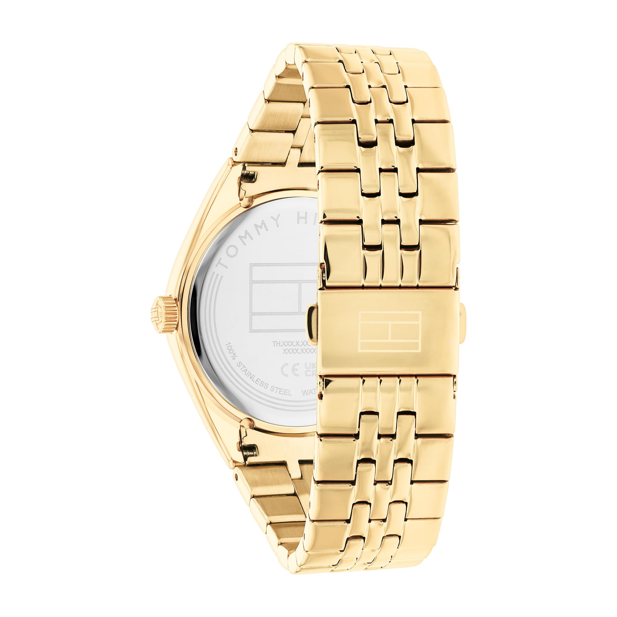 Tommy Hilfiger Orologio analogico multifunzione al quarzo da donna con cinturini in acciaio inossidabile o pelle