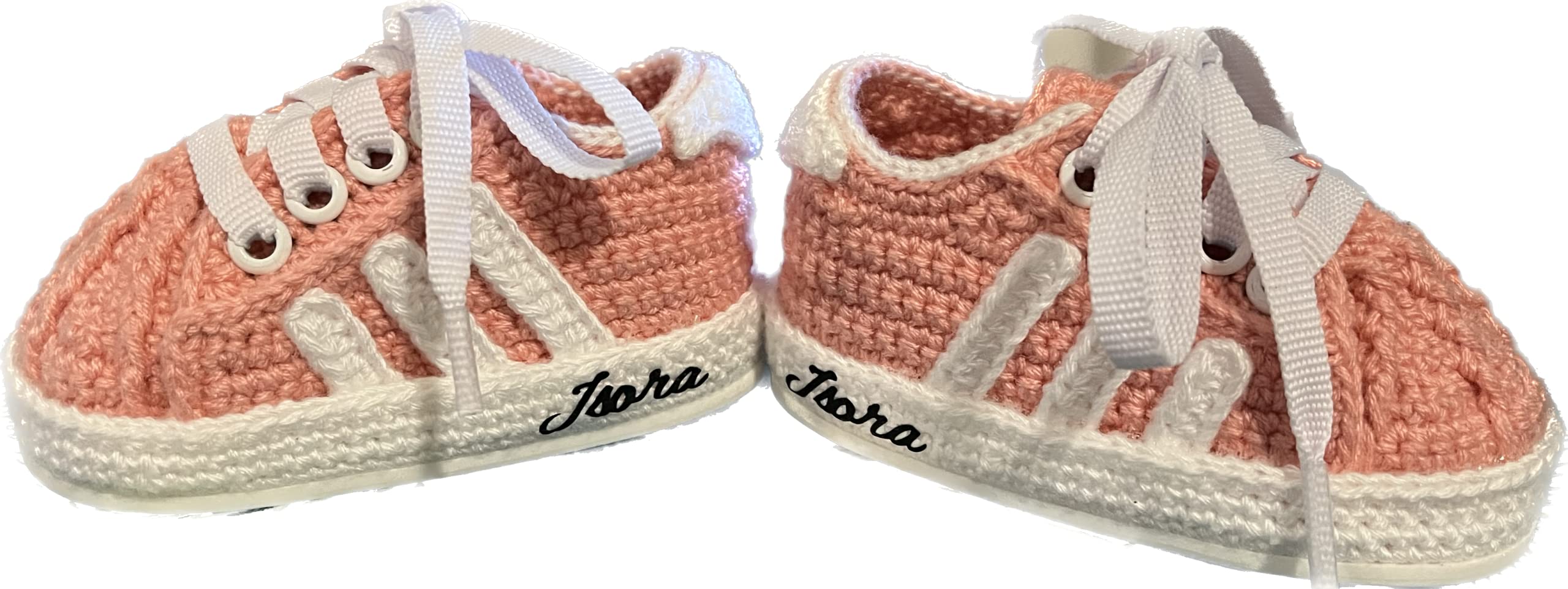 Scarpine Neonato realizzate con Uncinetto. Scarpine/Scarponcini Sportivi per Bebè, lrealizzate con Uncinetto Disponibile in Tutte Le Taglie Bambino Ti regaliamo Il Nome del Bambino inciso