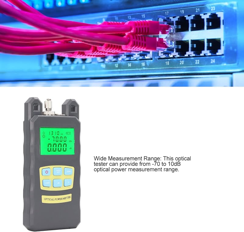 Eujgoov Hordozható Optikai Kábel Teszter Fiber Optic Mérőműszer