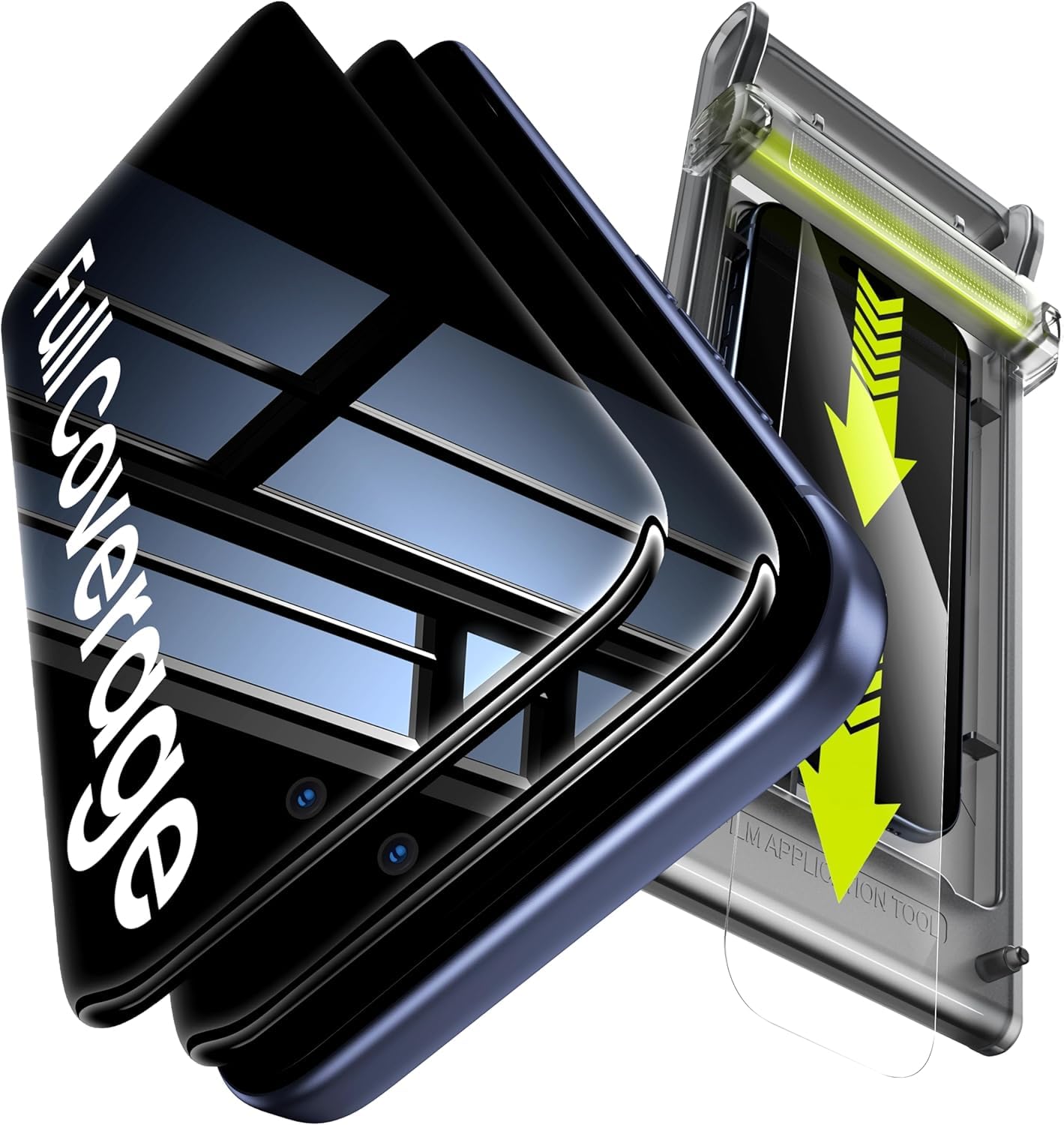 WSKEN für iPhone 17 Pro Max für Panzerglas Sichtschutz - [3D Vollverdeckung Unsichtbar] [Auto Staubentfernung] Privacy 9H+Militär-Sicherheitsglas Schutzfolie,Anti Fingerabdruck,Anti-Bläschen,Robust