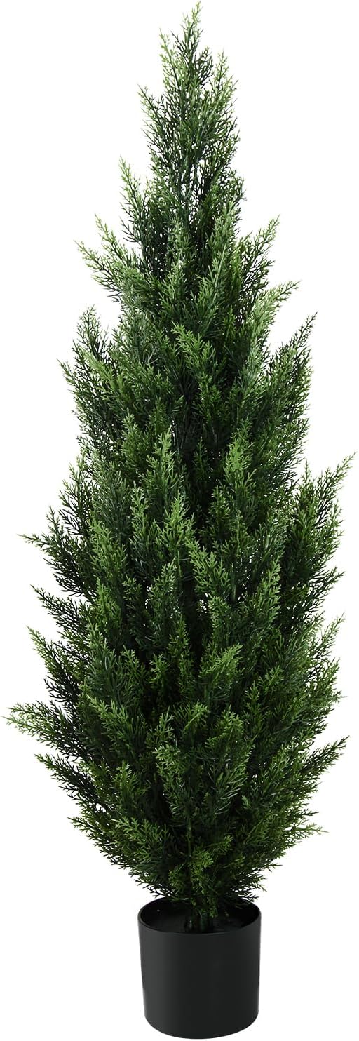 SeelinnS Artificial Cedar Pine Tree Christmas Tree Artificial Topiary Cedar Trees