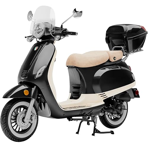 Scooter for Adults - Street Legal Gas Scooter with Underseat Storage & Trunk