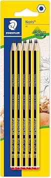 STAEDTLER 121-2 BK10 Noris School Graphite Pencils - HB Degree Pack of 10,Black