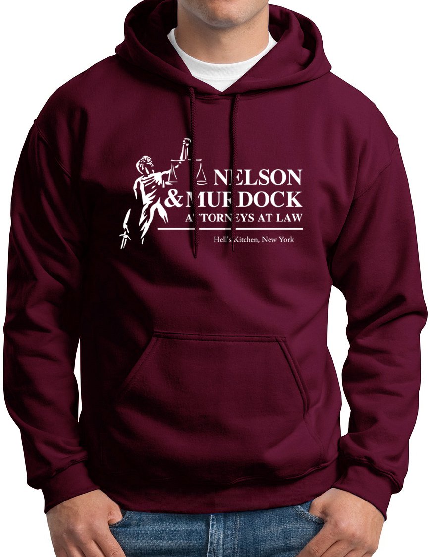 New York Fashion PoliceNelson & Murdock Attorneys at Law Hooded Sweatshirt